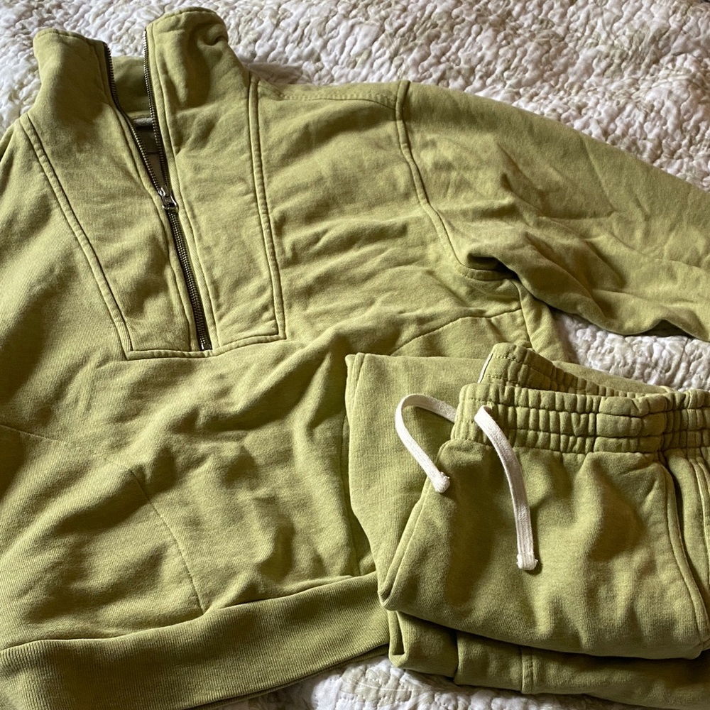 Everlane cotton sweat set